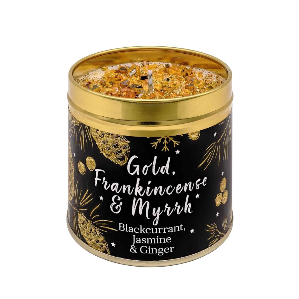 Best Kept Secrets Gold, Frankincense & Myrrh Elegance Tin Candle £8.99